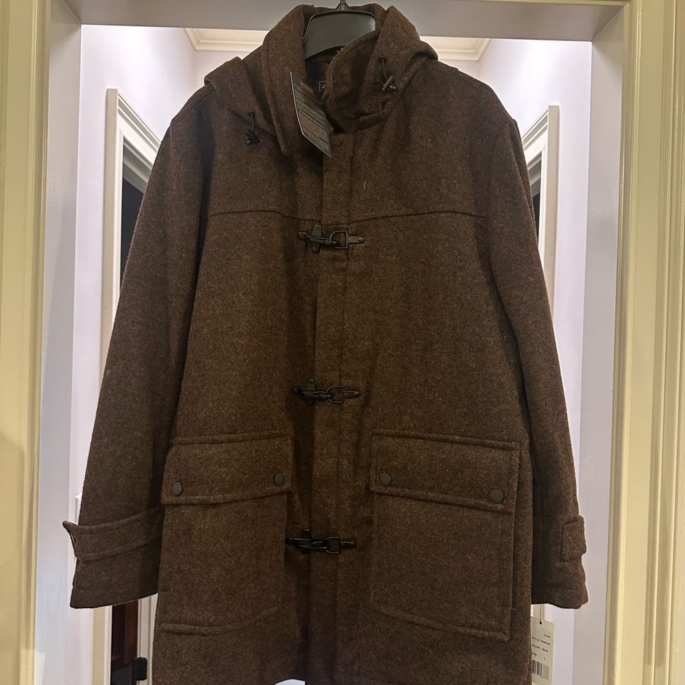 Pendleton Brown Wool Coat NWT